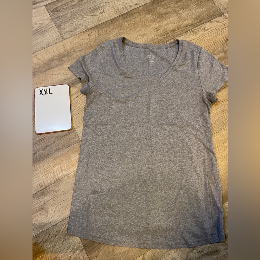 XXL Isabel Maternity Grey Tee